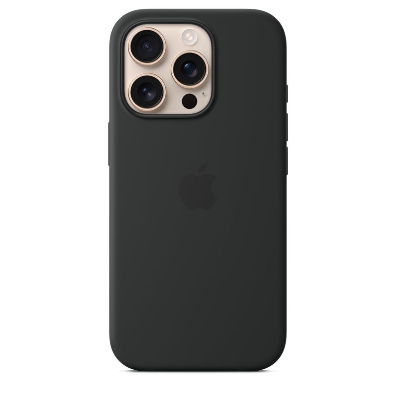 Silicone Case iPhone 16 Pro - Negra