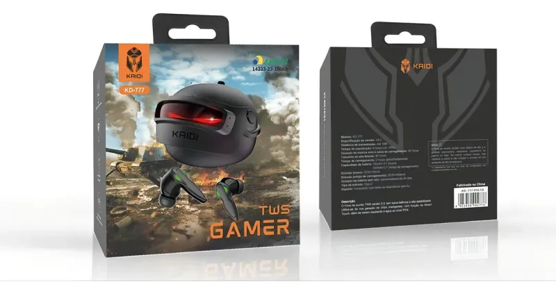 Auriculares Gamer TWS KD-777