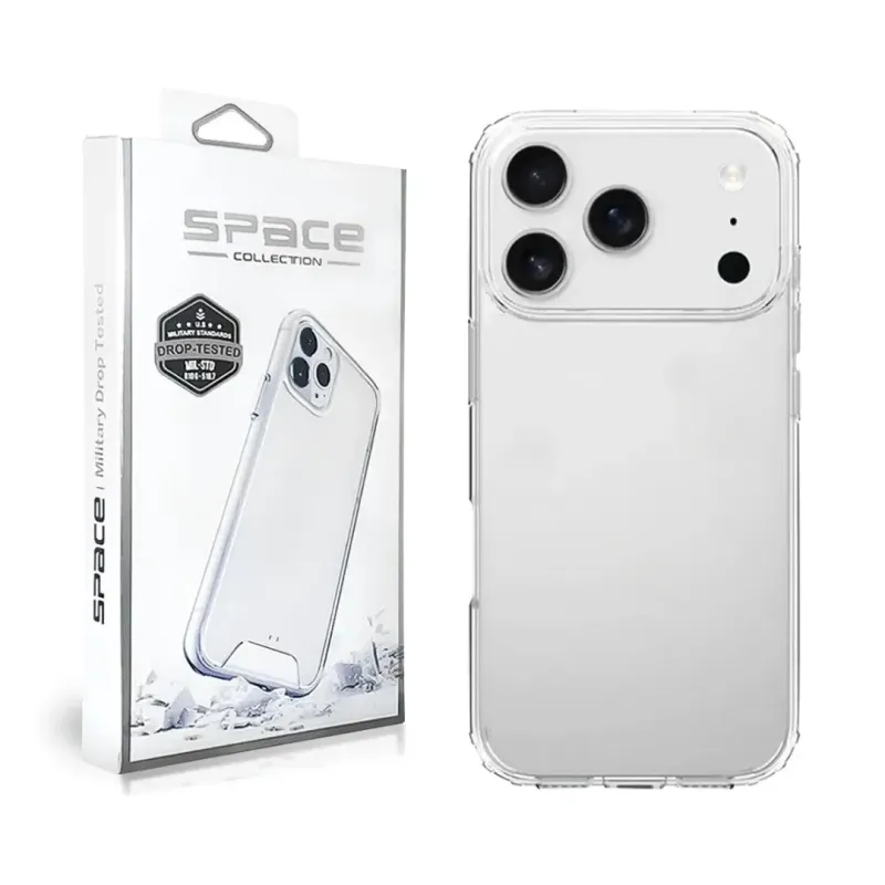 Case Space Trasparente iPhone 17 Pro Max  - Trasparente