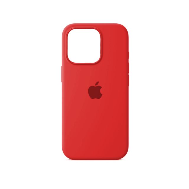 Silicone Case iPhone 16 Pro - Roja