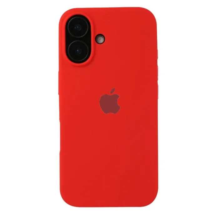 Silicone Case iPhone 16 - Roja