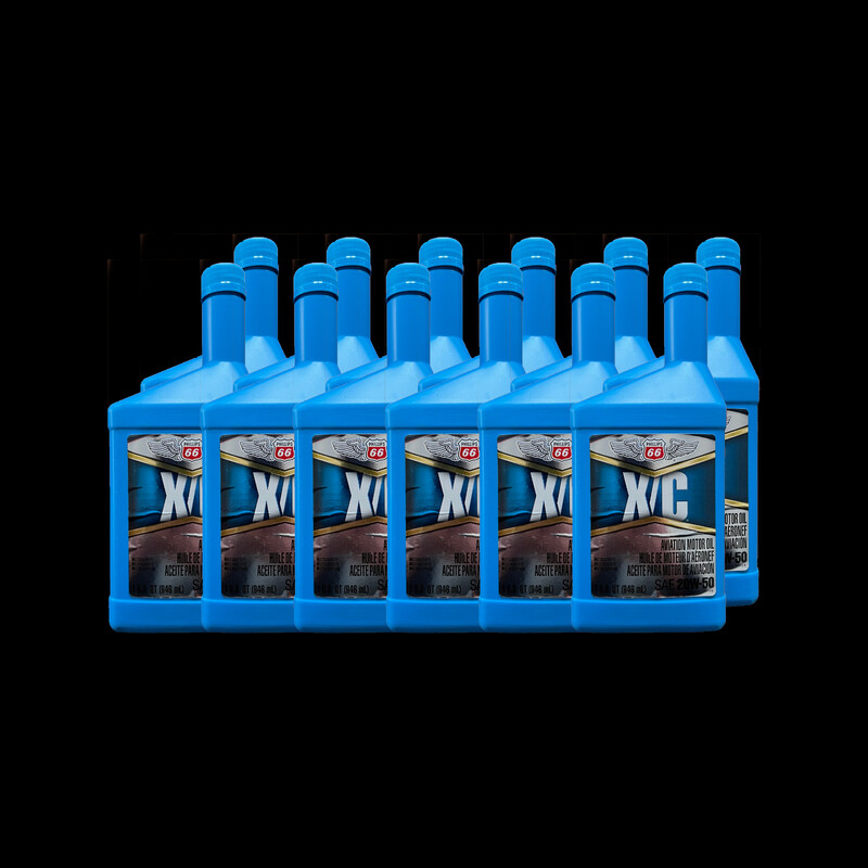 Case (12 qts) ​Phillips 20W-50 X/C Aviation Oil