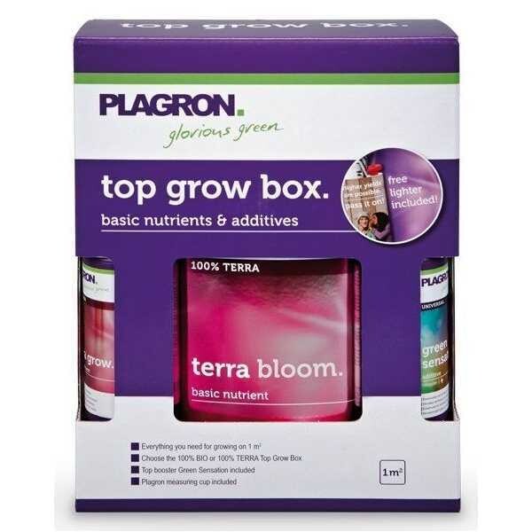 PLAGRON TOP GROW BOX TERRA - KIT FERTILIZZANTI COMPLETO