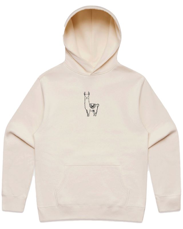 ALPACA RELAXED ECRU HOODIE
