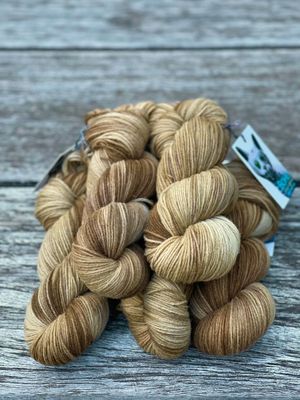 Kaltfärbung Walnuss : 500g Rheingold 3ply 266