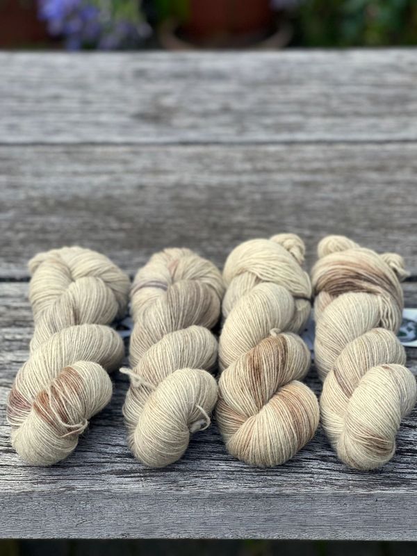 Kaltfärbung Walnuss: 400g Rheingold Single 400
