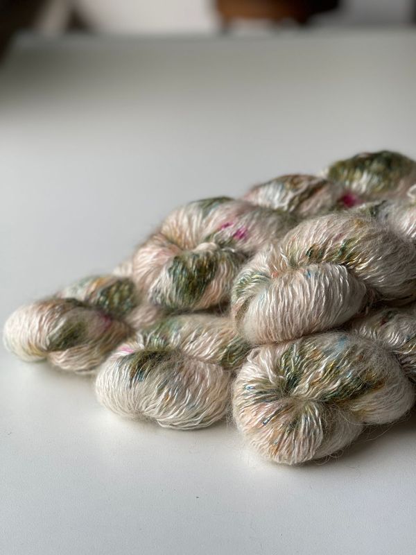 500g Junges Suri Alpaka mit Minipli