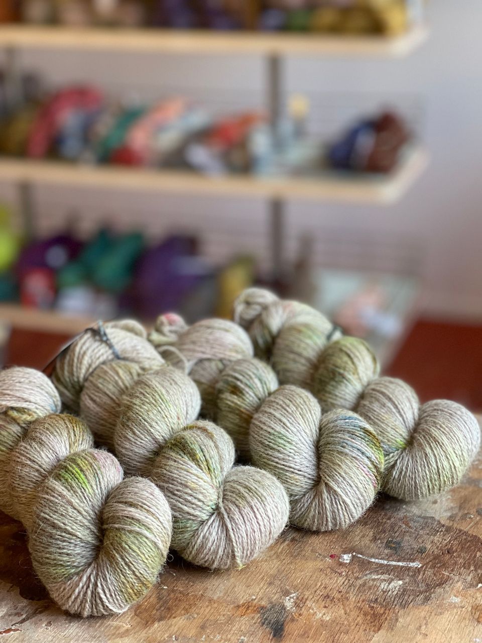 400g BlauGesicht + Mid Brown Masham,​ 395m/100g