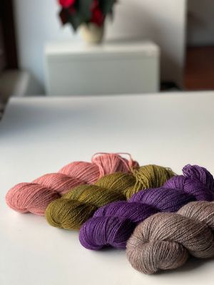 400g BlauGesicht + Mid Brown Masham,​ 395m/100g