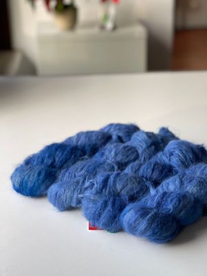 400g Prächtige Fluse, Baby Suri Alpaka /Seide Garn 225m/100g 400g Prächtige Fluse, Baby Suri Alpaka /Seide Garn 225m/100g