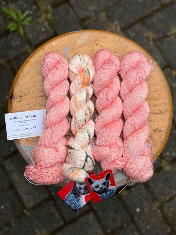 400g Trallafitti mit Seide, Single Garn, 400m/100g 400g Trallafitti mit Seide, Single Garn, 400m/100g