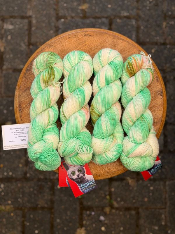 400g Bluefaced/Corriedale bei Fuß! 400m/100g 400g Bluefaced/Corriedale bei Fuß! 400m/100g