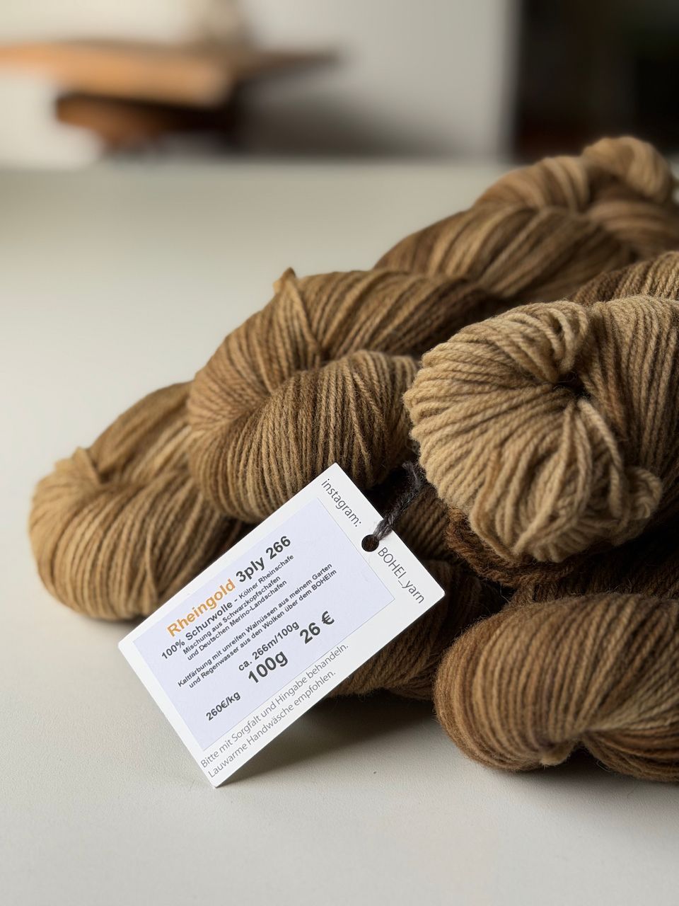 das spezial gute Angebot: 500g Rheingold 3ply 266