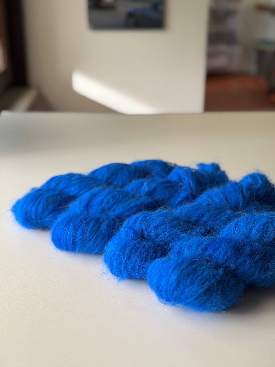 400g Prächtige Fluse, Baby Suri Alpaka /Seide Garn 225m/100g