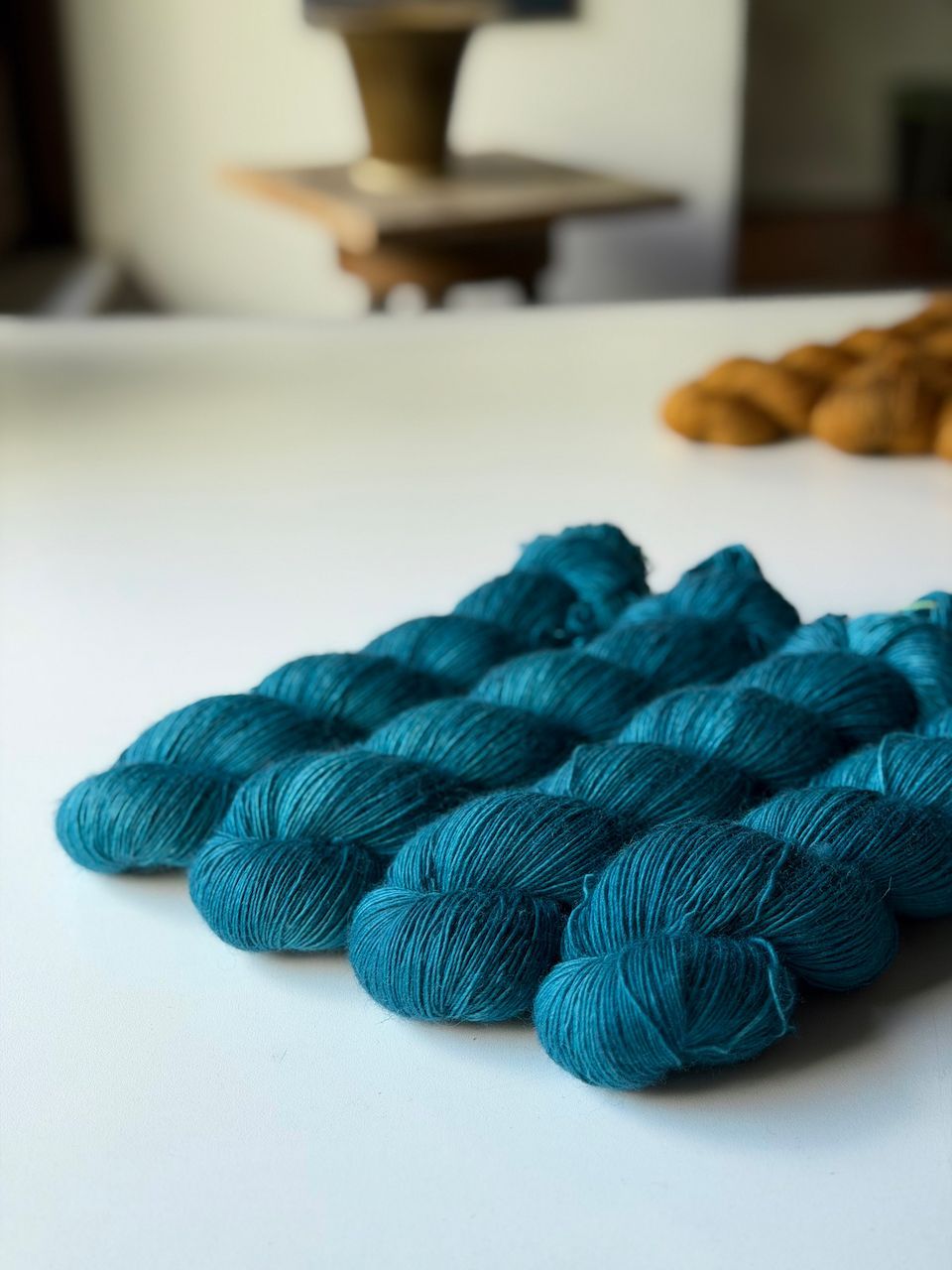 100g Trallafitti BlauGesicht, Single Garn, 400m/100g 100g Trallafitti BlauGesicht, Single Garn, 400m/100g