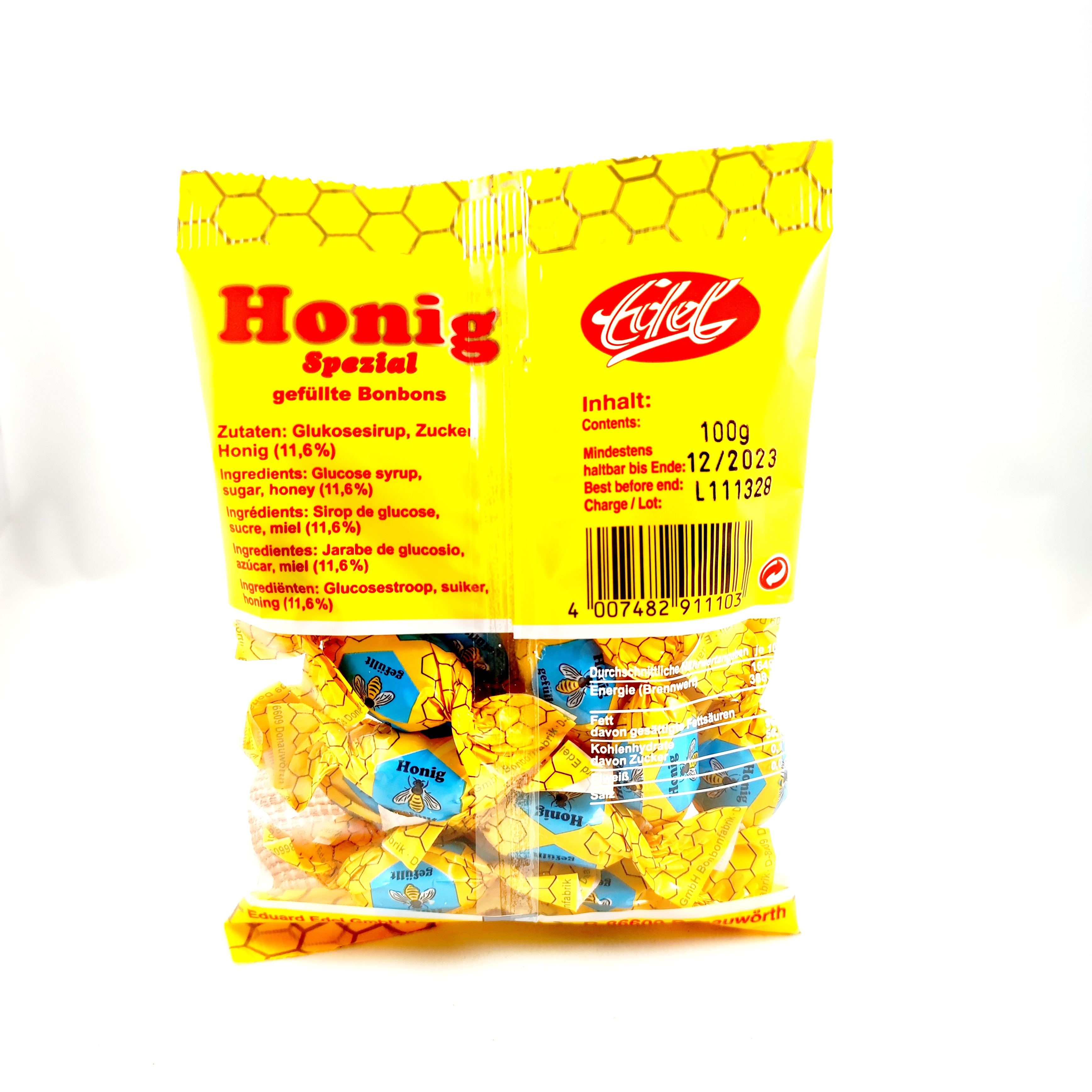 gefüllte Bonbons Honig Spezial