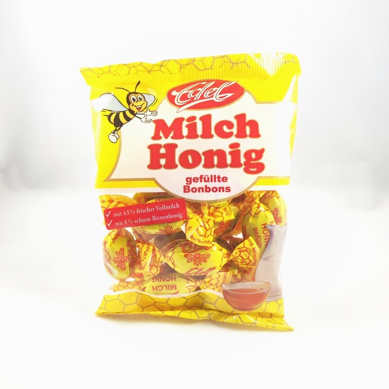 gefüllte Bonbons Milch Honig gefüllte Bonbons Milch Honig