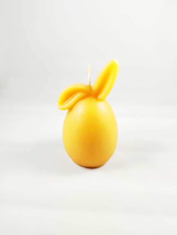 Bienenwachskerze Hase Knickohr