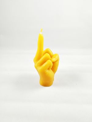 Bienenwachskerze Mittelfinger Bienenwachskerze Mittelfinger "Stinkefinger"