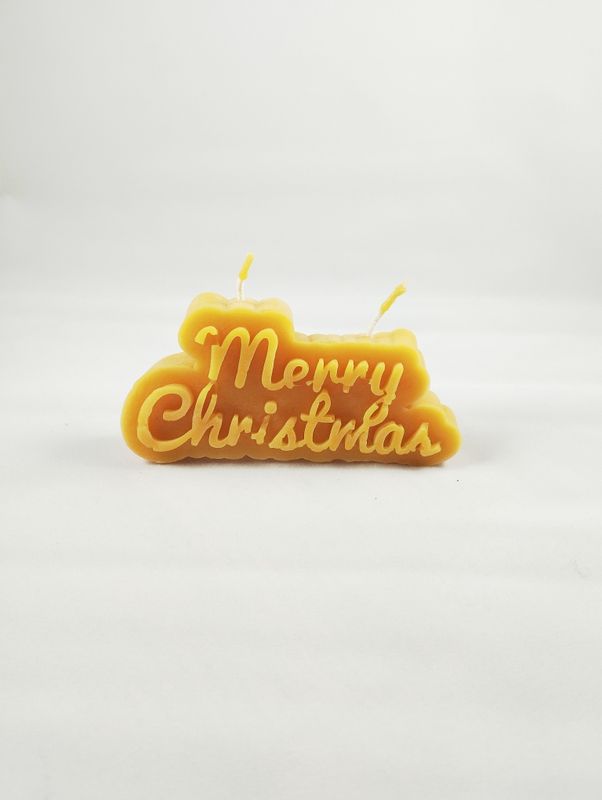 Kerze Merry Christmas