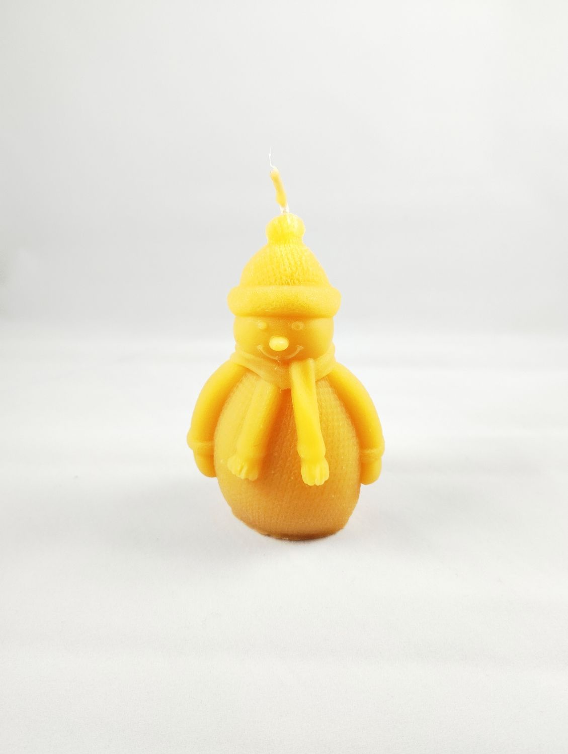 Kerze Schneemann