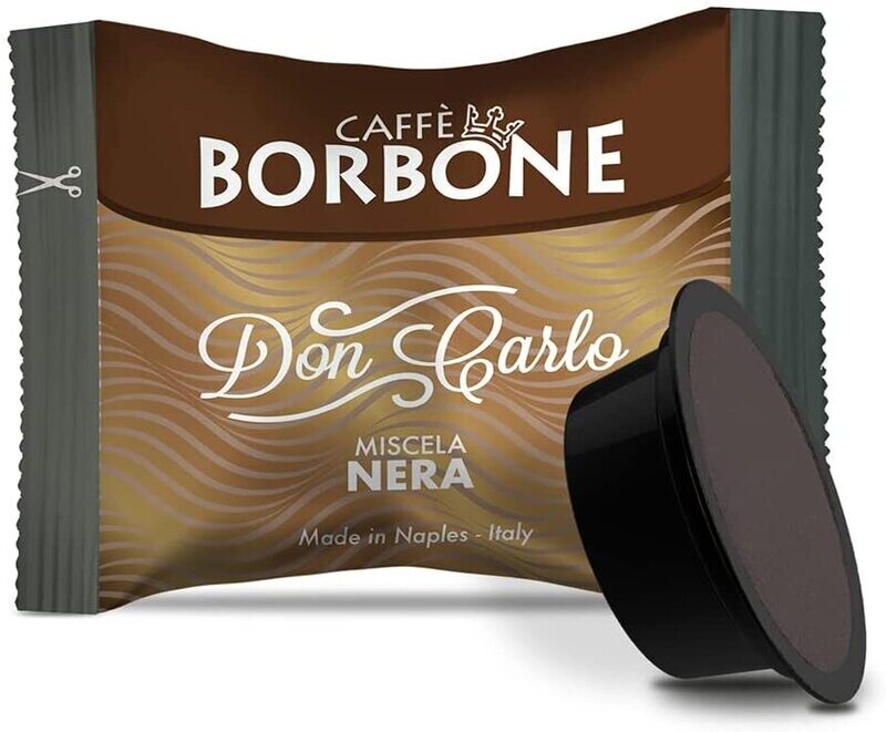 Caffè Borbone Don Carlo, Miscela NERO - 100 Capsule Caffè Borbone Don Carlo, Miscela NERO - 100 Capsule