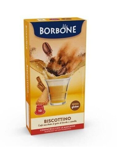 Borbone Getränkekekse Nespresso kompatible 10 Stück Borbone Getränkekekse Nespresso kompatible 10 Stück
