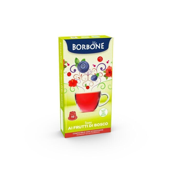 Borbone  Wildbeeren-Kräutertee Nespresso® kompatibel* - 10 stk