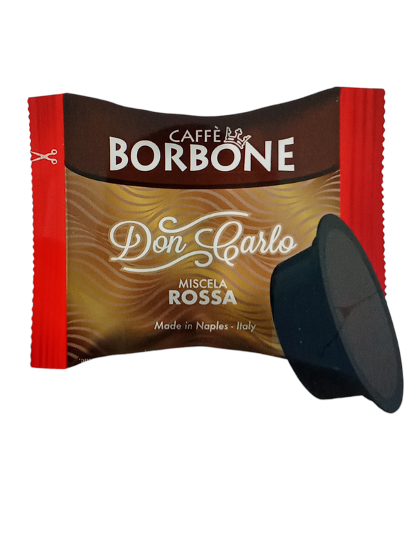 Kaffee Borbone Don Carlo Mischung Rot – 100 Kaffeekapseln mit kostenlosem Versand ab CHF 75Die Kaffee Borbone Don Carlo Mischung Rot ist eine der beliebtesten Varianten der Borbone-Linie, die speziell für Genießer entwickelt wurde, die einen kräftigen und aromatischen Espresso lieben. Diese Mischung steht für die perfekte Balance zwischen Intensität und Geschmack und bietet eine wahre Geschmacksexplosion in jeder Tasse.