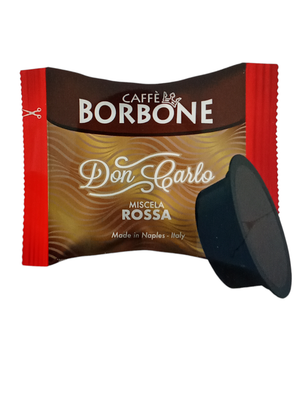 Kaffee Borbone Don Carlo Kaffee Mischung Rot- 100 Kaffeekapseln Kaffee Borbone Don Carlo Mischung Rot – 100 Kaffeekapseln mit kostenlosem Versand ab CHF 75Die Kaffee Borbone Don Carlo Mischung Rot ist eine der beliebtesten Varianten der Borbone-Linie, die speziell für Genießer entwickelt wurde, die einen kräftigen und aromatischen Espresso lieben. Diese Mischung steht für die perfekte Balance zwischen Intensität und Geschmack und bietet eine wahre Geschmacksexplosion in jeder Tasse.