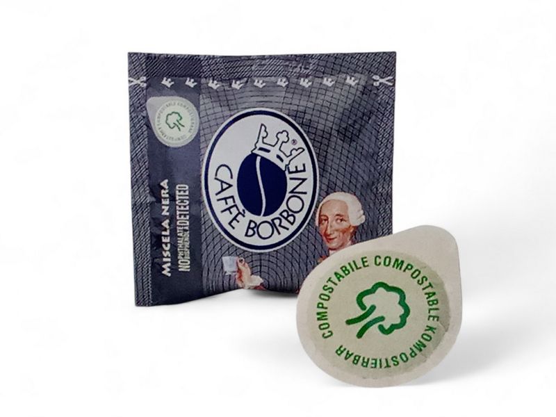 100 capsule Borbone nera compatibili espresso point