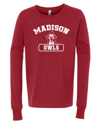 Madison Owls Jersey Long Sleeve Tee