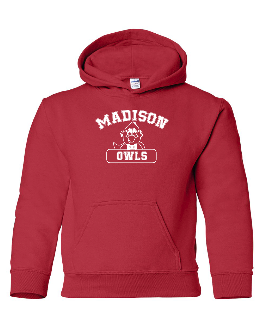 Madison Owl Adult Hoodie