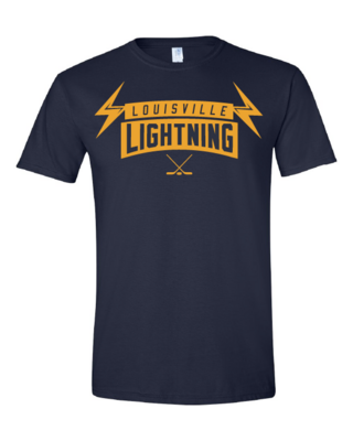 Louisville Lightning marquee - Gildan Softstyle Tshirt