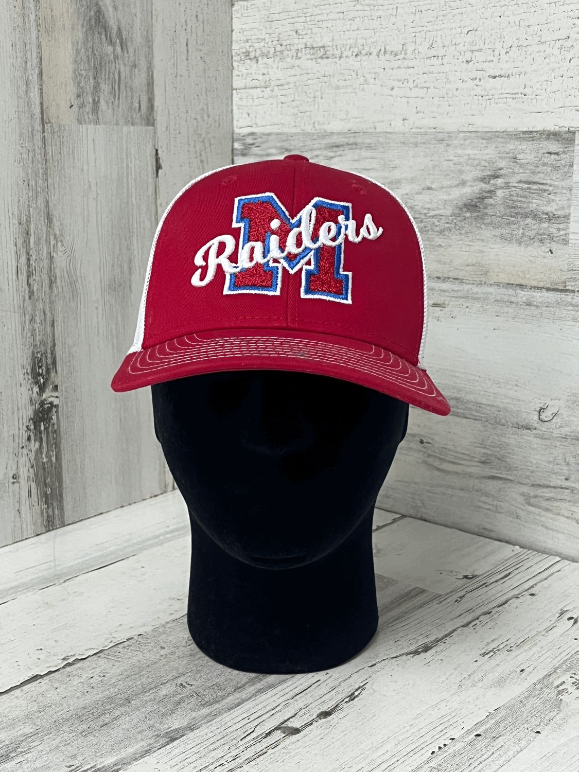 Massena Raiders Puff Snapback hat Massena Raiders Puff Snapback hat