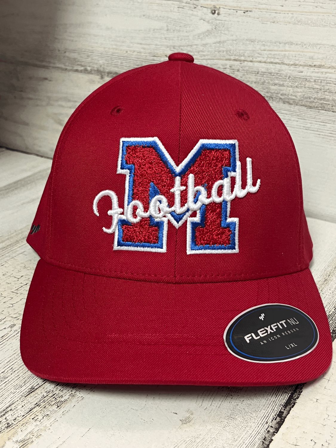 Massena Football Puff Snapback hat Massena Football Puff Snapback hat