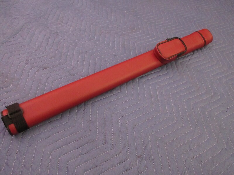 Pool Cue Case. Burgundy. 1/1