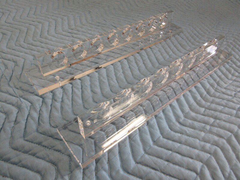 Invisible Floating 2-Piece Cue Wall Rack