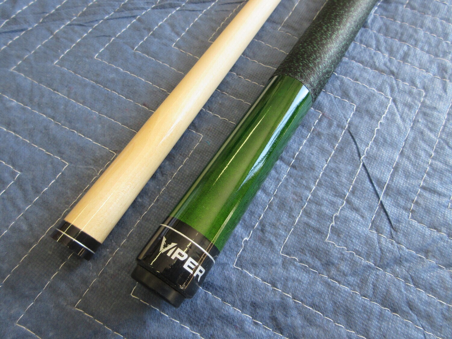 Elite Turtle Green Wrapped Pool Cue