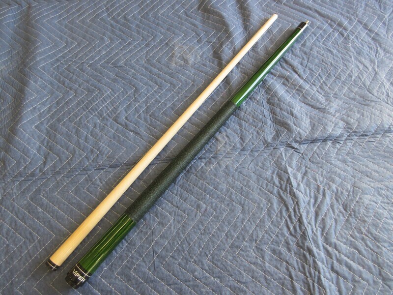 Elite Turtle Green Wrapped Pool Cue