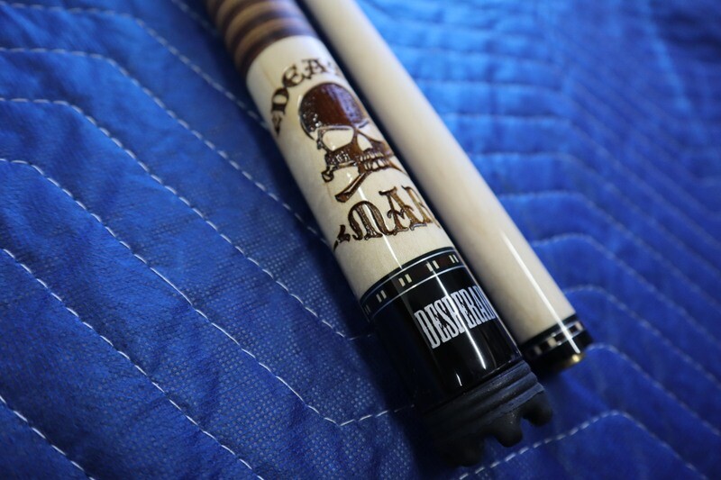 Desperado Death Mark Pool Cue. 19oz