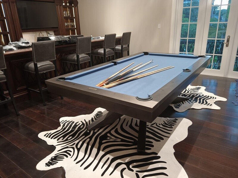 Felix 8' Gunmetal Grey Pool Table