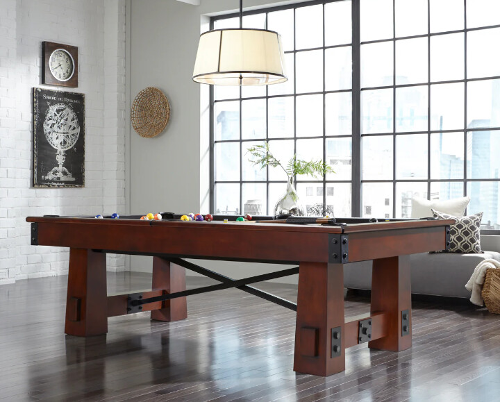 Fresco 8&#39; Prominent Pool Table in Navajo