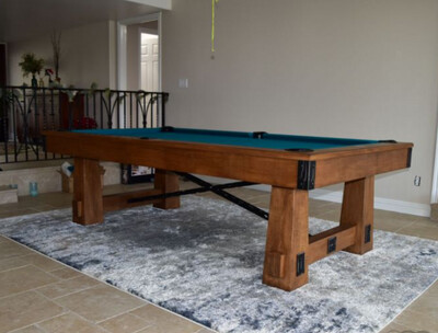 Fresco 8&#39; Prominent Pool Table in Navajo