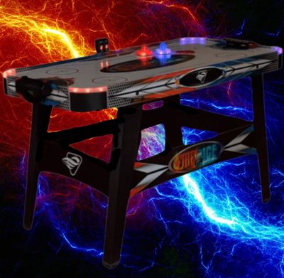 Fire N&#39; Ice 54&#39; LED Home Air Hockey Table