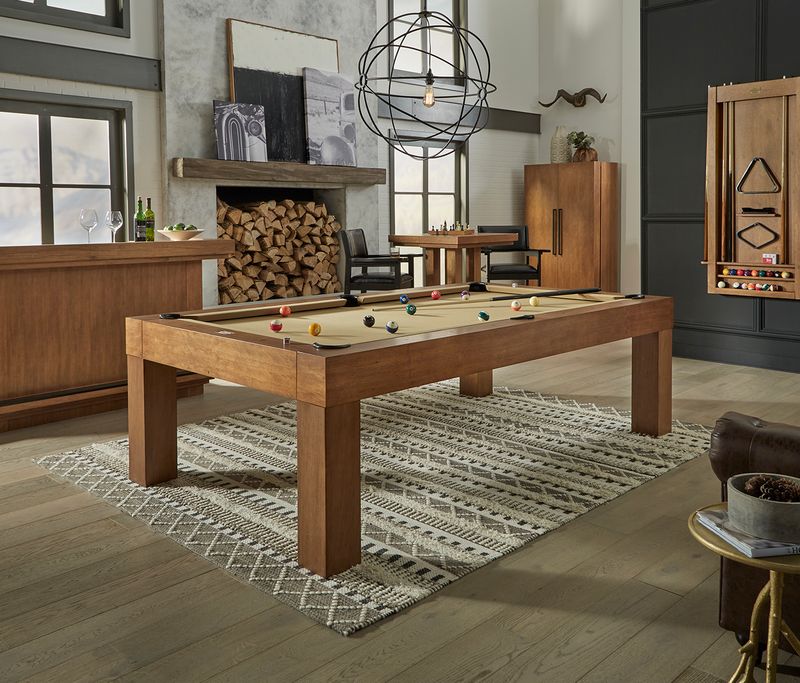 Alta 8ft Heirloom Pool Table with Dining Top Option