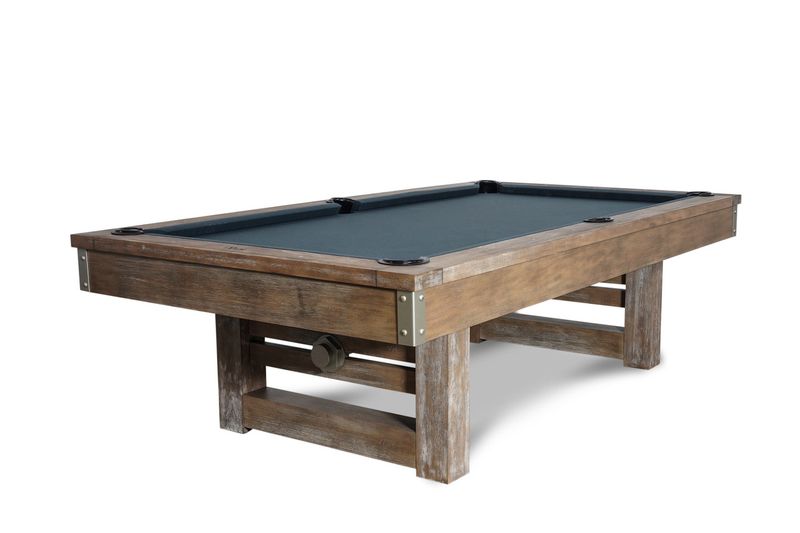 Nixon Billiards Bryant Slate Pool Table Weathered Natural