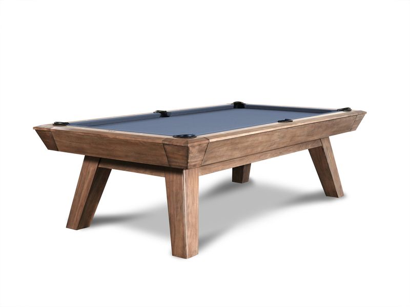 Nixon Billiards Desyn Slate Pool Table Grey Walnut
