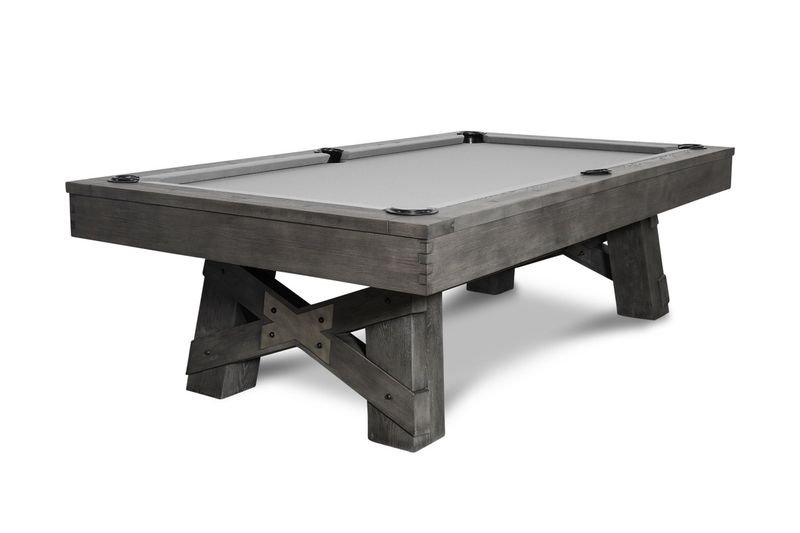 Nixon Billiards Georgia Slate Pool Table Grayson Grey