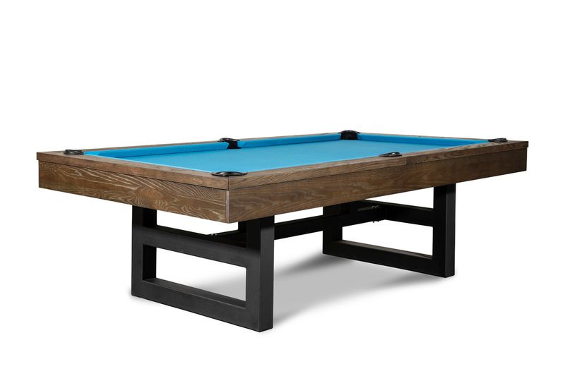 Nixon Billiards Mckay Slate Pool Table Brown Wash